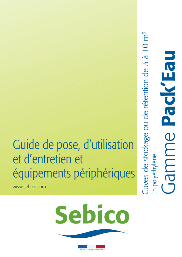 Cuve de stockage de 3 à 10m3 en polyéthylène