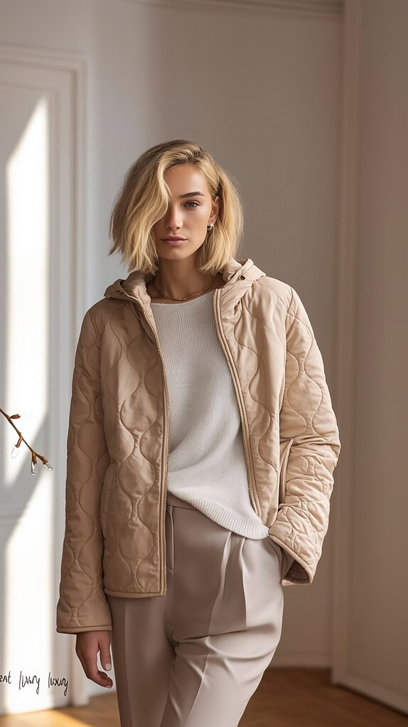 Parka reversible beige 2 en 1 | Stylicious (2)