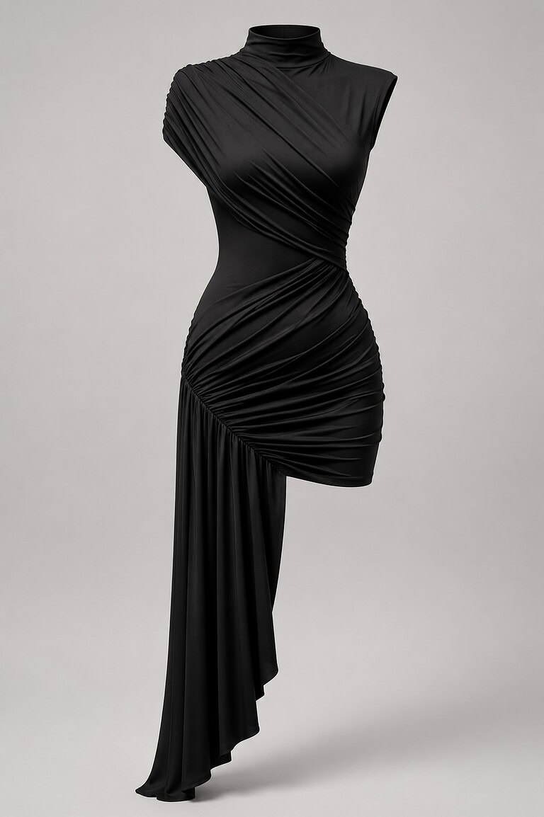 Vestido Non-Negotiable | Noir Drape
