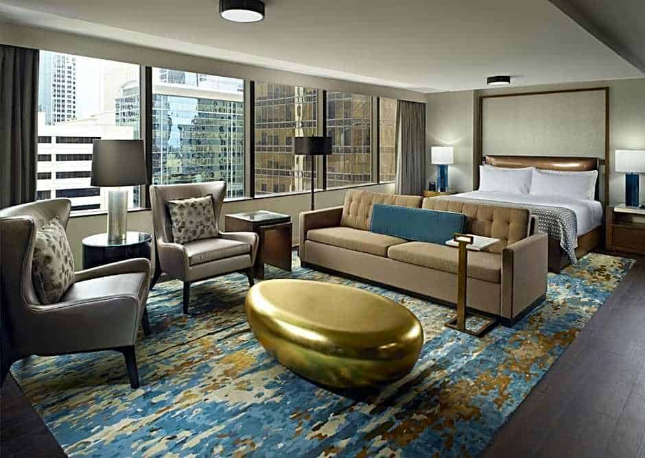 Omni Charlotte Hotel near Concord Padgett Regional Airport