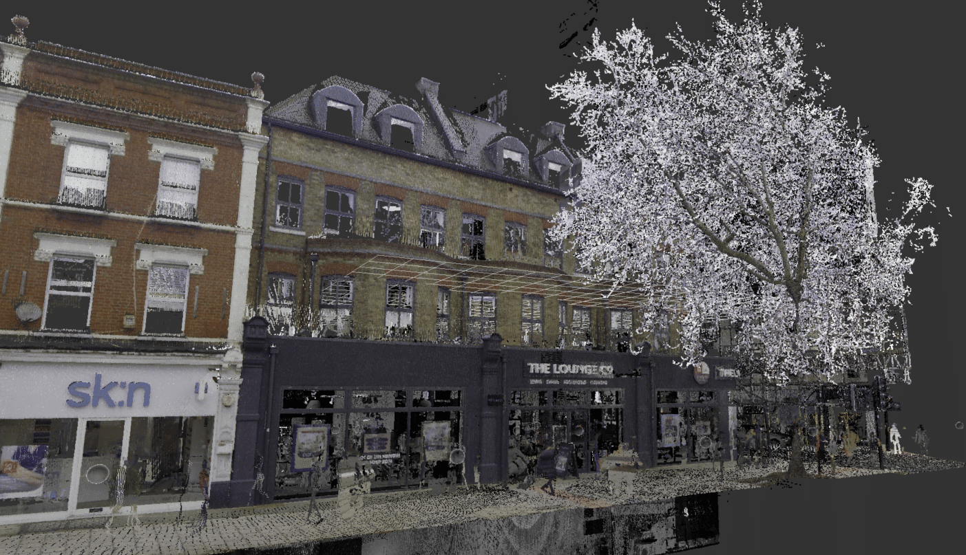 high street point cloud mapping