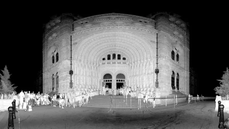 laser scan of natural history museum london