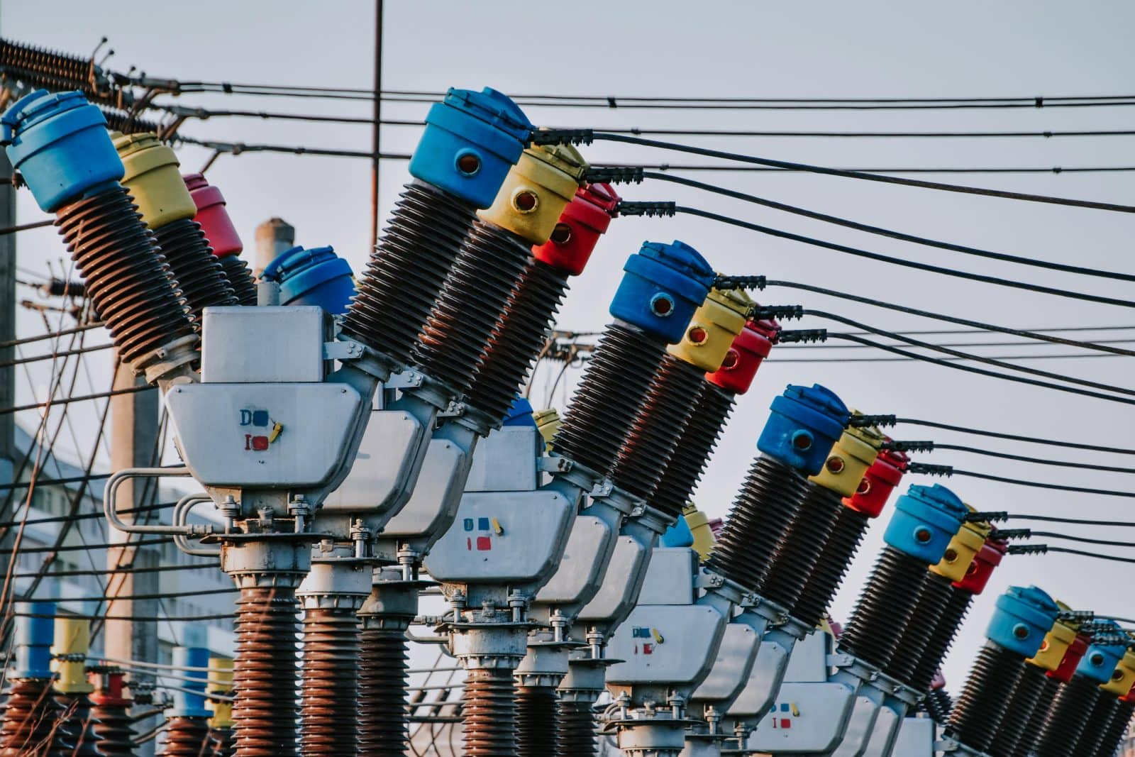 Transformers at a Battery Storage Facility