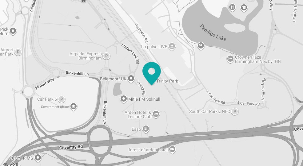 Birmingham Office Map Trinity Park