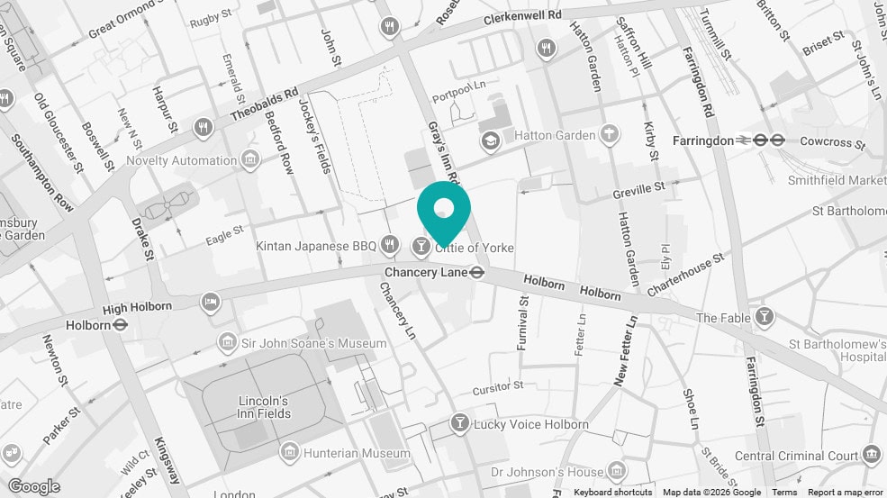 London Central Office Map Image