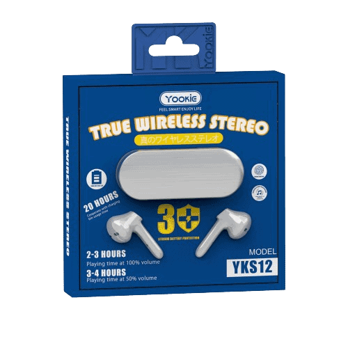Αυτοκόλλητο ακουστικών True Wireless Stereo Yookie YKS12.