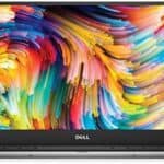 Υπολογιστής laptop με πολύχρωμο γραφικό περιβάλλον, τεχνολογικά προϊόντα και επισκευές.