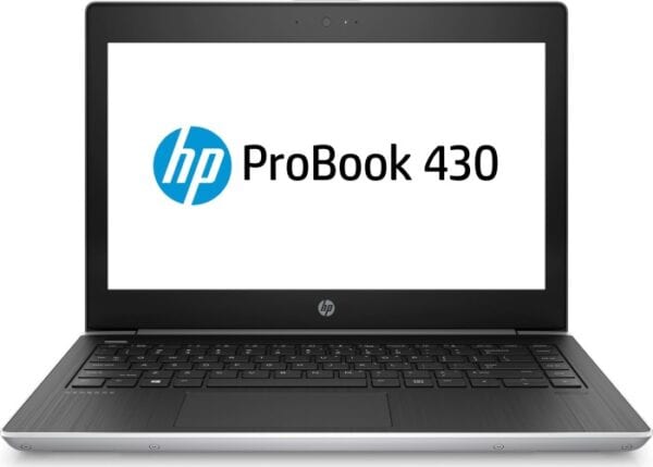 Φωτογραφία φορητού υπολογιστή HP ProBook 430 με οθόνη ανοιχτή.