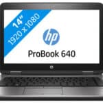 14 ιντσών φορητός υπολογιστής HP ProBook 640 με ανάλυση 1920x1080.