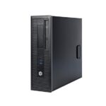 Υπολογιστής γραφείου HP με θήκη σε μαύρο χρώμα, υψηλή απόδοση και εύκολη αναβάθμιση.
