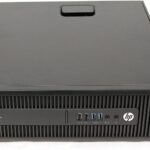 Υπολογιστής HP ProDesk μικρής μορφής με USB θύρες και Intel Pentium επεξεργαστή.