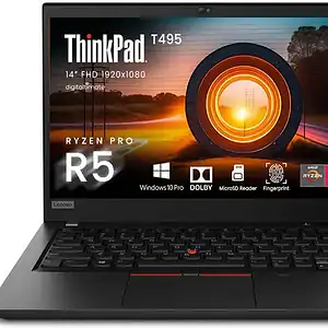 Εκπληκτικό Lenovo ThinkPad T495 με οθόνη 14" FHD και ισχυρό επεξεργαστή Ryzen Pro R5.