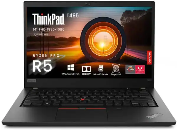 Θήκη laptop Lenovo ThinkPad T495 με οθόνη 14" Full HD και χαρακτηριστικά Ryzen R5.