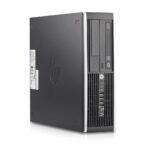 Υπολογιστής HP κονσόλα desktop με DVD και πολλαπλές θύρες USB, ιδανική για εργασία και ψυχαγωγία.