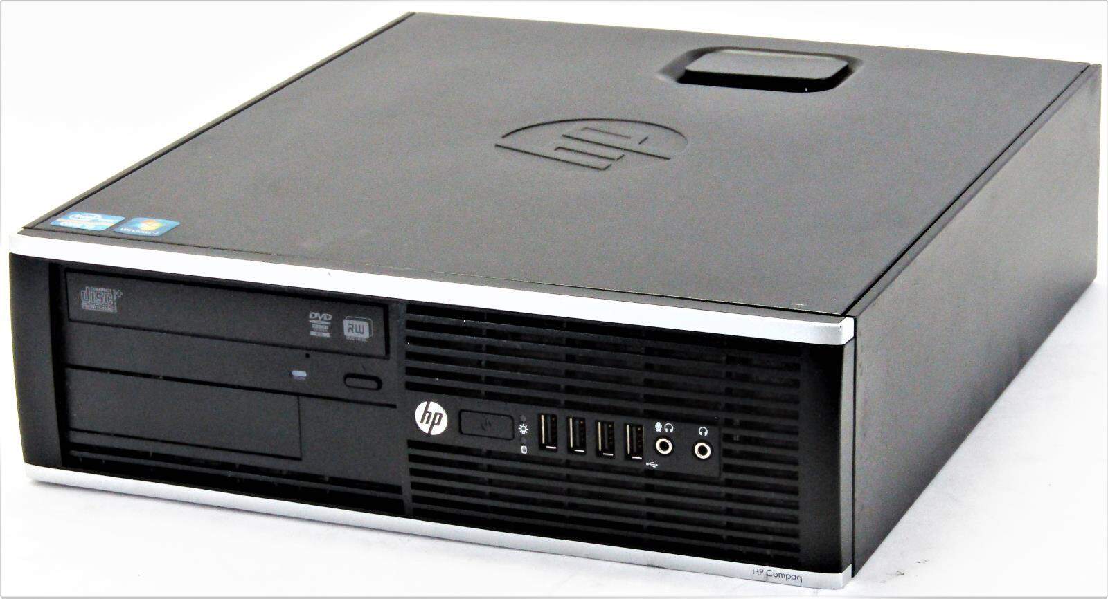 Υπολογιστής HP desktop με θήκη απόστασης από το μπροστινό μέρος και συσκευές εισόδου/εξόδου.