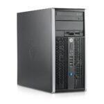 Υπολογιστής desktop HP Intel core i5 με σκληρό δίσκο 1TB και 8GB RAM, έτοιμος για εργασία και gaming.