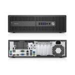 Υπολογιστής HP EliteDesk μικροσυστημάτων, ιδανικός για γραφείο και εργασία.