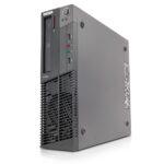 Υπολογιστής Lenovo ThinkCentre M Series με προηγμένη ψύξη και διάφορες θύρες συνδεσιμότητας.