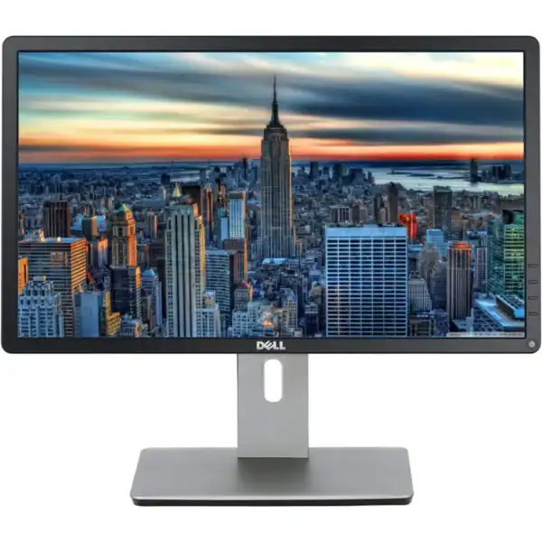 Οθόνη υπολογιστή Dell LED IPS 24" με ρυθμιζόμενο βάθος και HDMI.