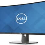 Ανθρώπινη οθόνη Dell με μεγάλη ευκρίνεια και εργονομικό σχεδιασμό.