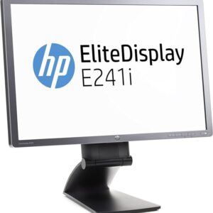 Εκτυπωτής HP EliteDisplay E241i, οθόνη υπολογιστή υψηλής ανάλυσης, άριστη για εργασία και ψυχαγωγία.