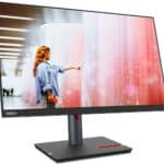 Οθόνη υπολογιστή Lenovo με κομψό σχεδιασμό και υψηλή ανάλυση, ιδανική για εργασία και ψυχαγωγία.