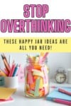 Pinterest pin for the happy jar ideas post