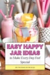 Pinterest pin for the happy jar ideas post