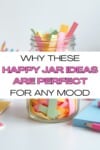 Pinterest pin for the happy jar ideas post
