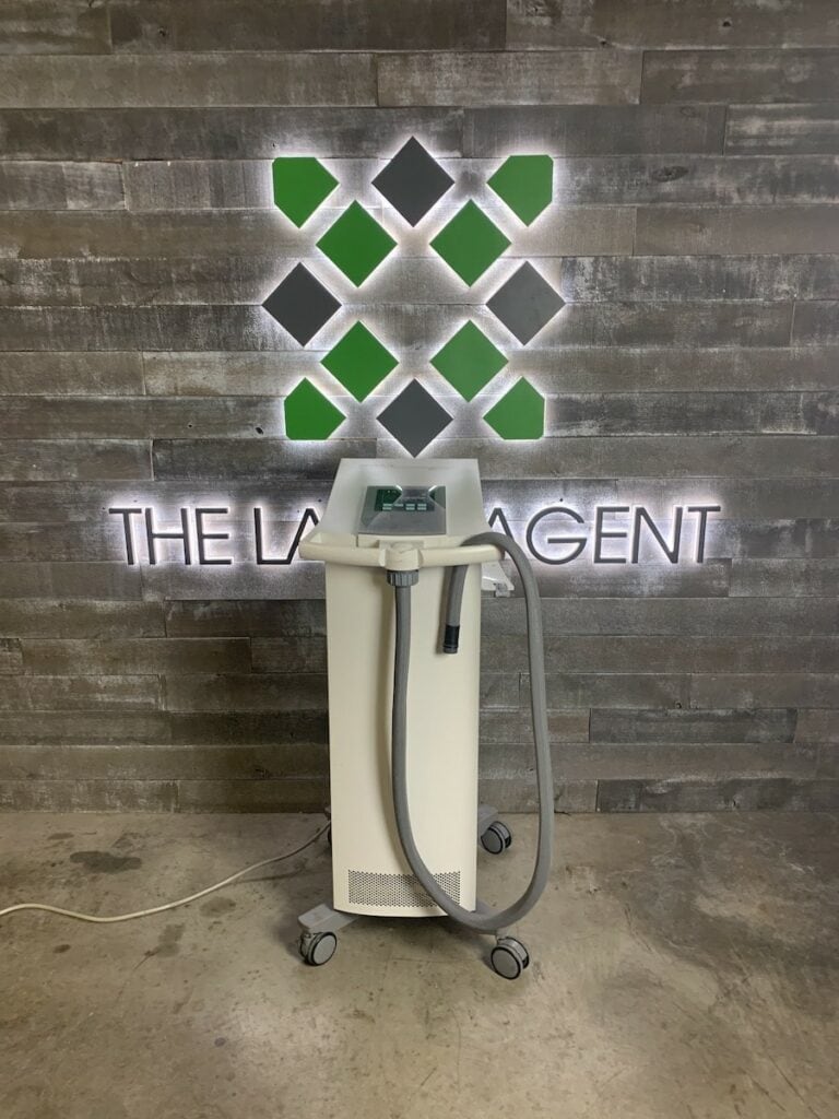 Certified Refurbished Zimmer Cryo 5 Laser Machine for sale, Front View | The Laser Agent
