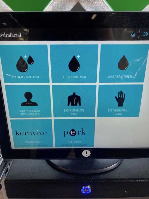 2021 Edge Systems Hydrafacial Elite - Screen