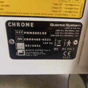2021 Quanta Chrome - Information