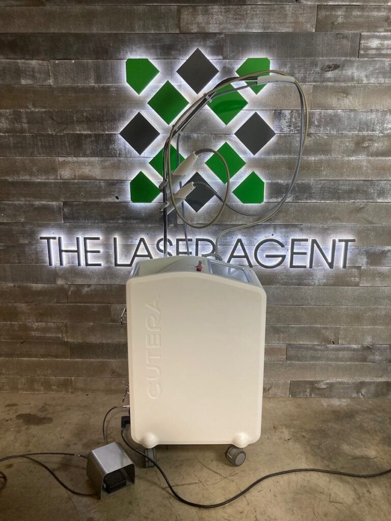 The Laser Agent Cutera Excel V Side View