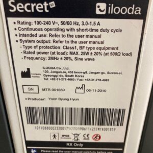 Used-cosmetic-laser-equipment-for-sale-2019-Cutera-Secret-RF-Info