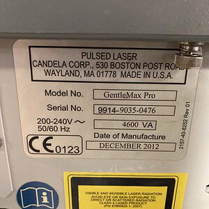 2012 Gentlemax Pro Certified refurbished Laser machine | The Laser Agent