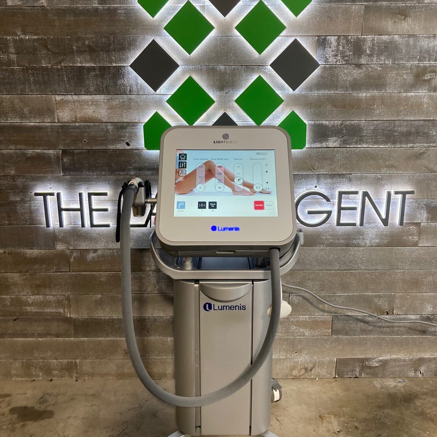 Certified Refurbished 2022 Lumenis Lightsheer Quattro Laser Machine for sale, Front View | The Laser Agent