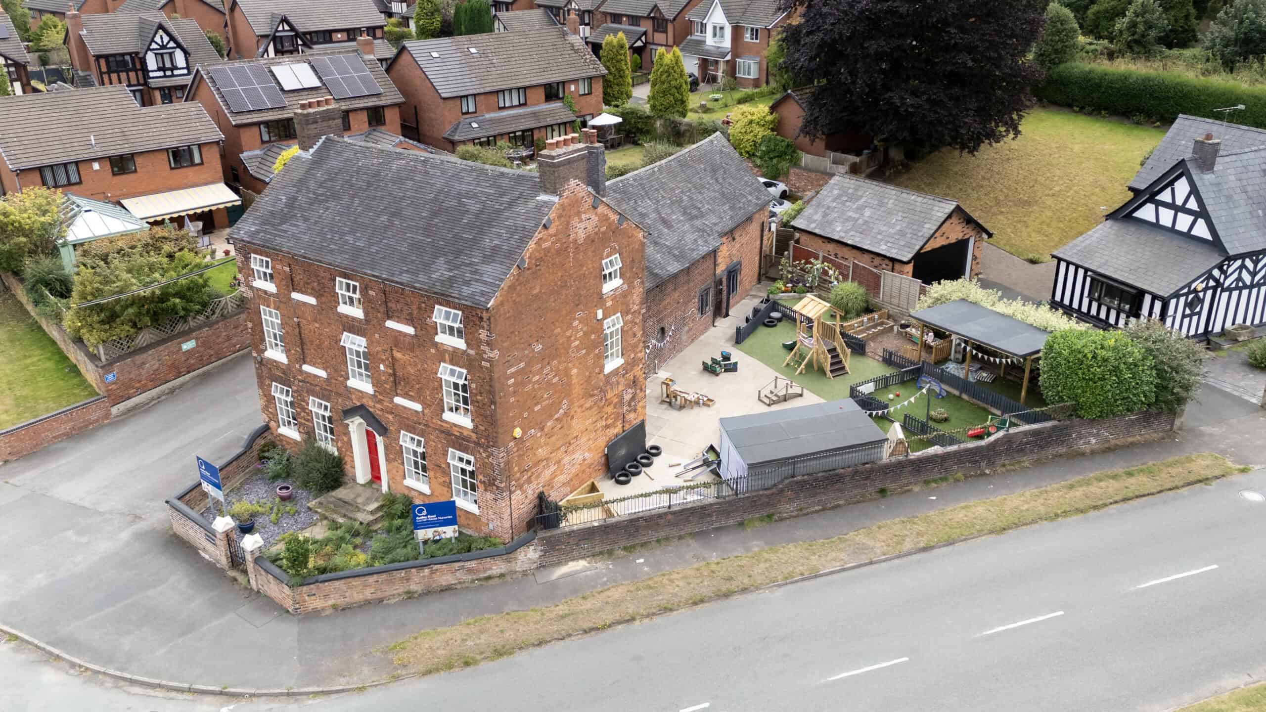 Bright, welcoming childcare centre with secure outdoor play area, modern facilities, and a safe environment designed for children's learning and development in a friendly community setting.