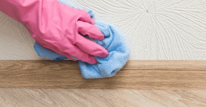 baseboard cleaning