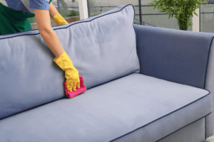dust upholstered furniture