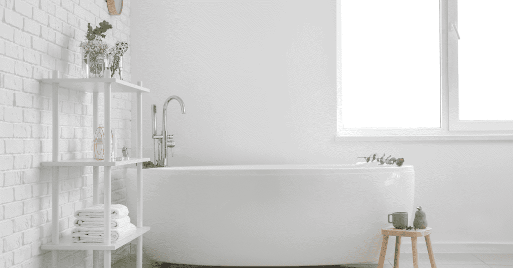clean bathroom - Upstairs Downstairs Cleaning Service bathtub