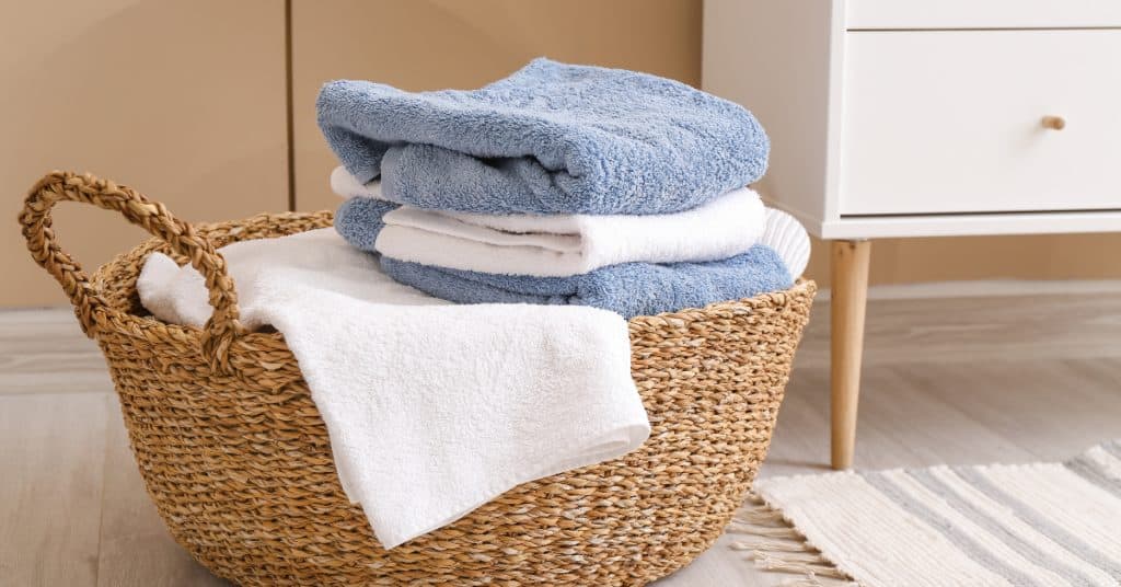laundry - Upstairs Downstairs Cleaning Service laundry basket