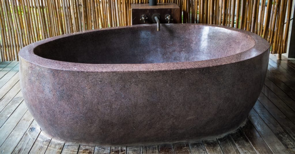 stone resin bathtub - Upstairs Downstairs Cleaning Service stone resin bathtub