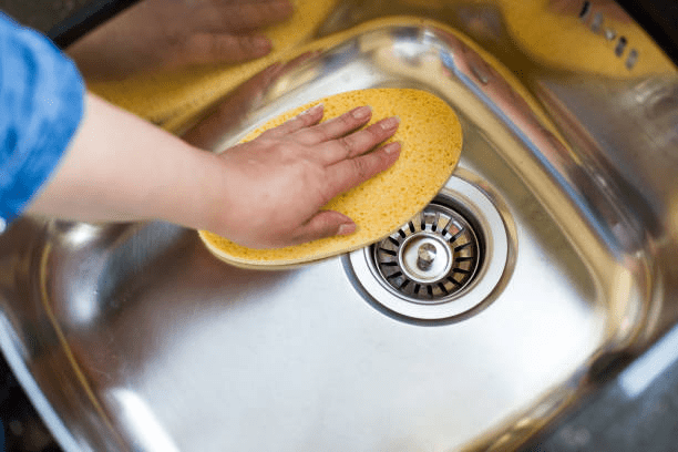 Cleaning Kitchen Sink - Upstairs Downstairs Cleaning Service Sink Cleaning