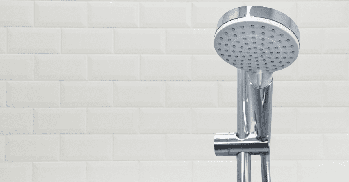 clean shower head