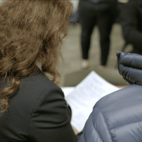 our attorney volunteers at work