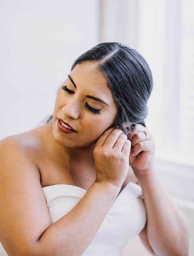 Bridal hair and makeup by Ziel Bridal