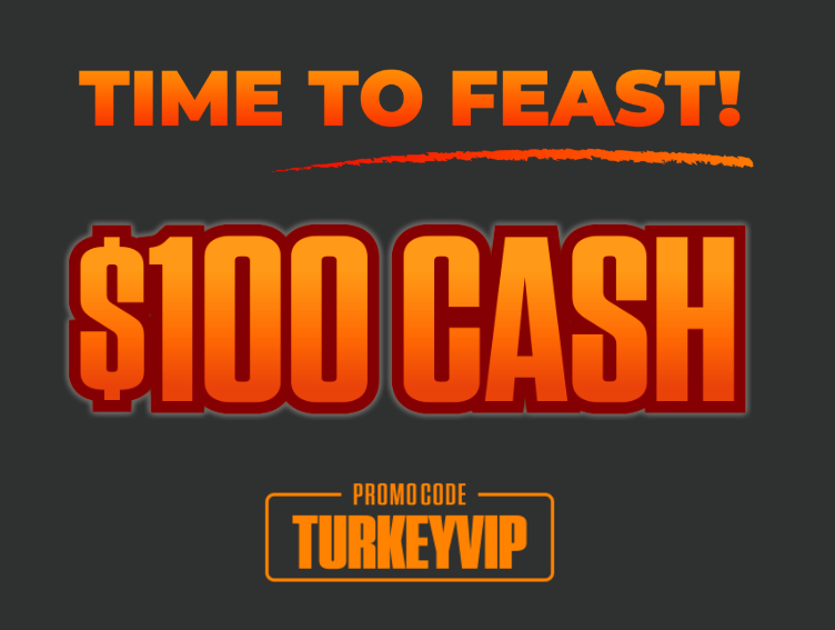 MyBookie Thanksgiving Free Bet 2024 1 MyBookie Free Bet $100