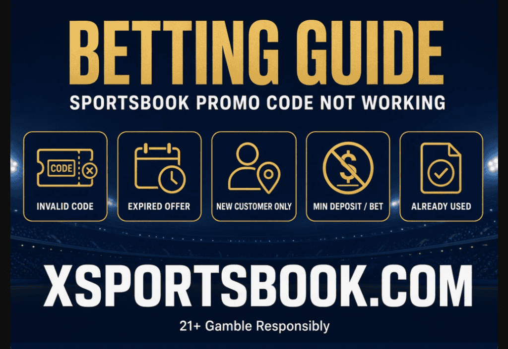 Sportsbook Promo Code Not Working 1 Sportsbook Promo Code Not Working: Fixes and Common Restrictions