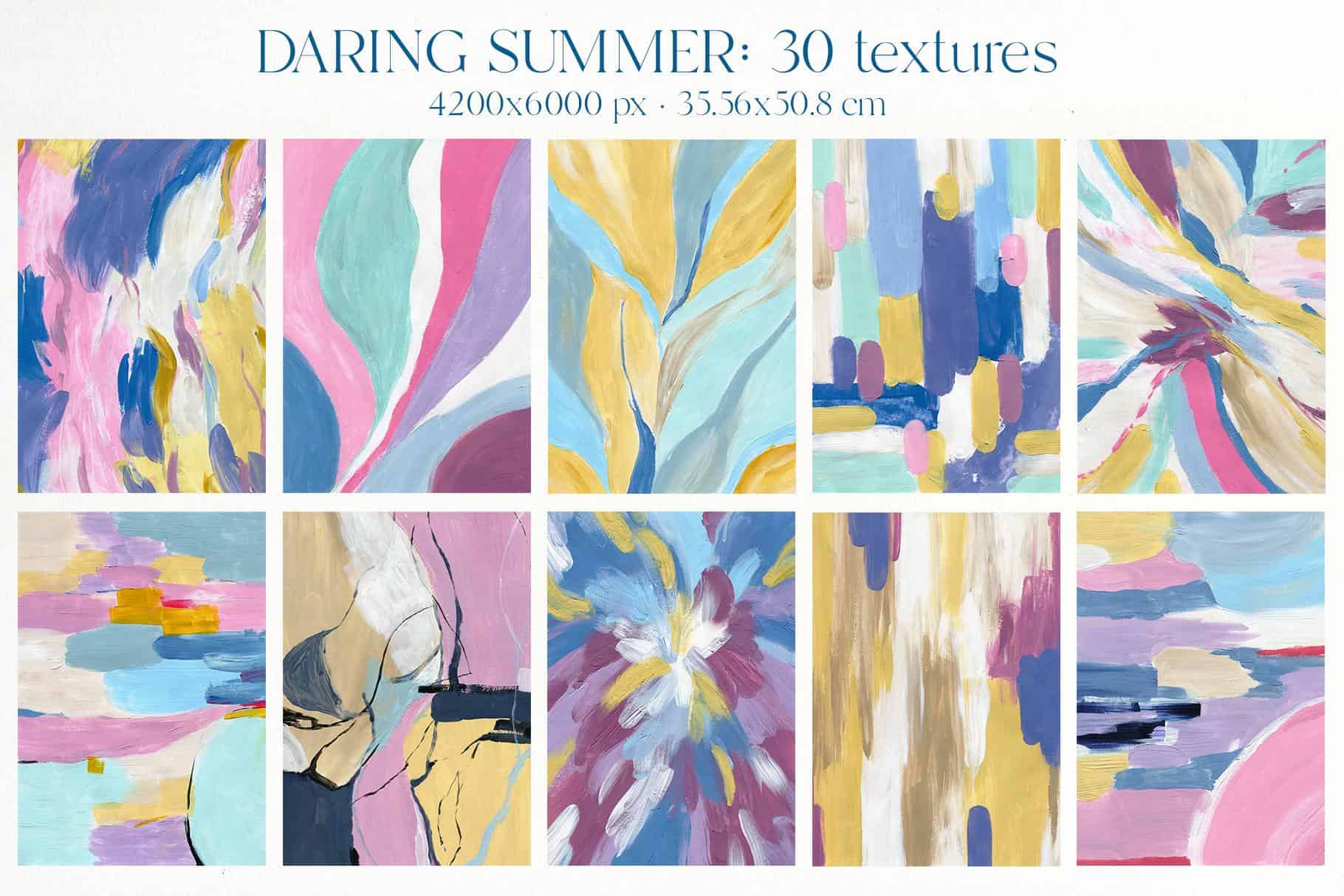 Daring summer abstract background textures - Image 3