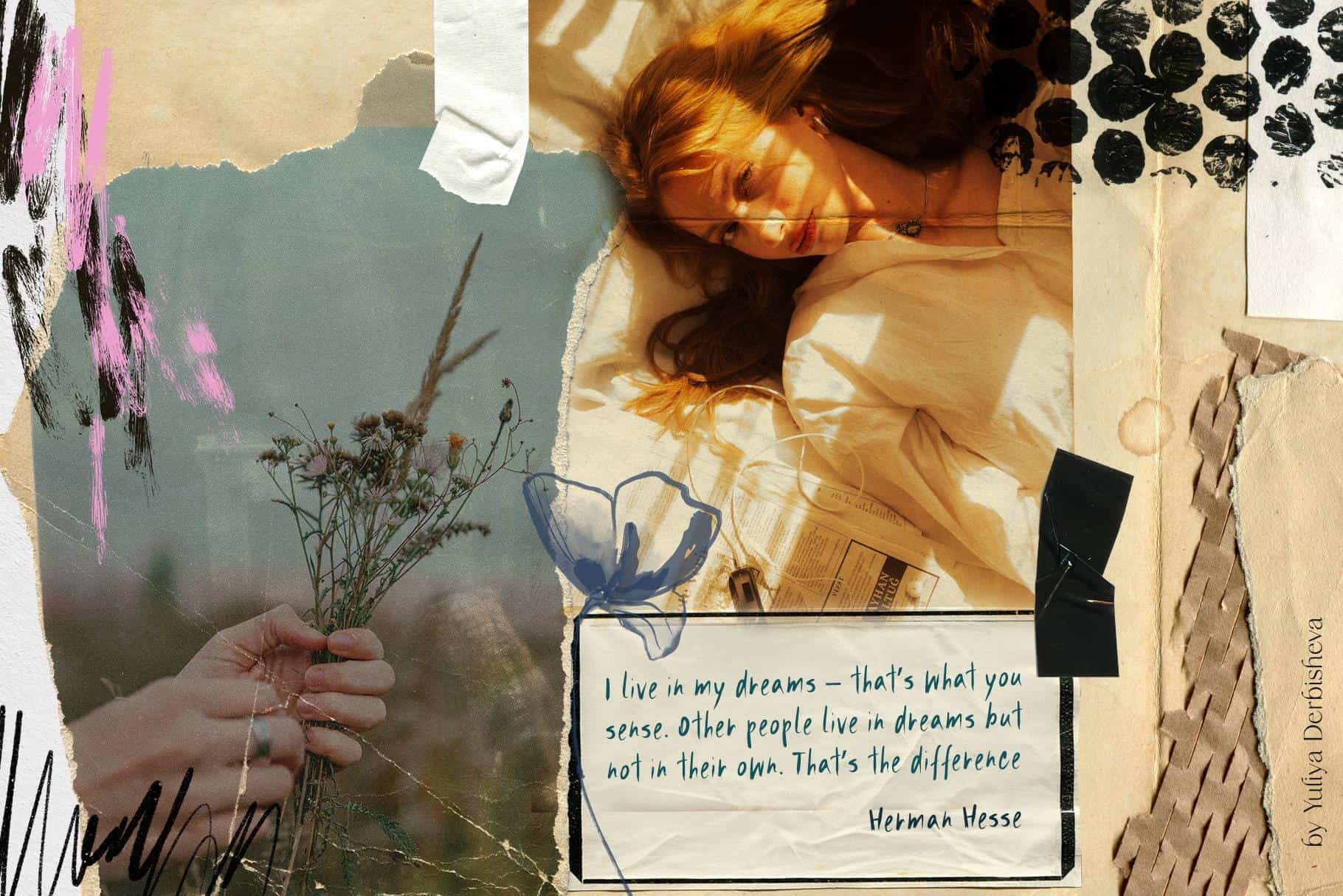 Mixed Media Art Paper Collage Elements: Vintage Paper Textures & Modern Graphics - Image 4